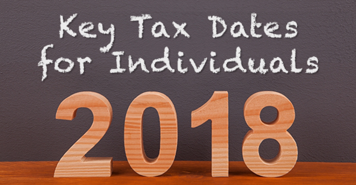 Individual Tax Calendar: Important Deadlines for the Remainder of 2018 | Walls &amp; Associates